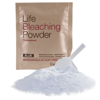 Обесцвечивающая пудра голубая Life Bleaching Powder  30г на развес