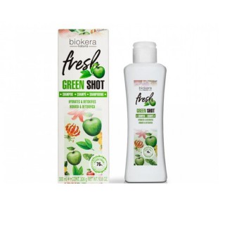 Шампунь с яблоком Салерм Salerm Biokera Fresh Green Shot Shampoo 300 мл